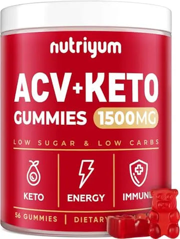 Keto ACV Gummies 1500 mg - Gelatin-Free Apple Cider Vinegar Gummies - Low Carbs Pectin XELAR Au supplements