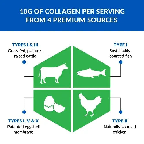 BioTrust Ageless Multi Collagen Peptides Powder – Types I, II, III, V, X – Unflavored Collagen BioTrust Au supplements