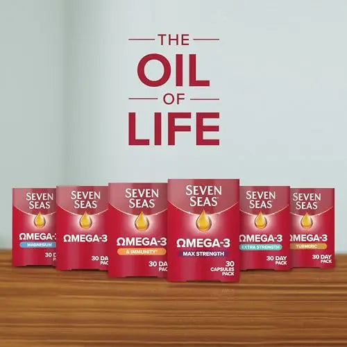 Seven Seas Omega-3 Fish Oil, Max Strength, Omega 3 + Vitamin D For Whole Body Health Seven Seas Au supplements