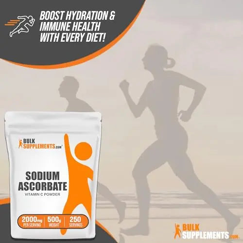 BulkSupplements.com Sodium Ascorbate Powder - Antioxidant Powder - Sodium Ascorbate Bulksupplements Au supplements