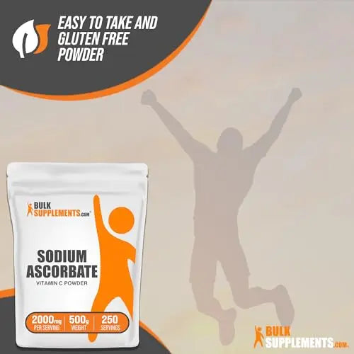 BulkSupplements.com Sodium Ascorbate Powder - Antioxidant Powder - Sodium Ascorbate Bulksupplements Au supplements
