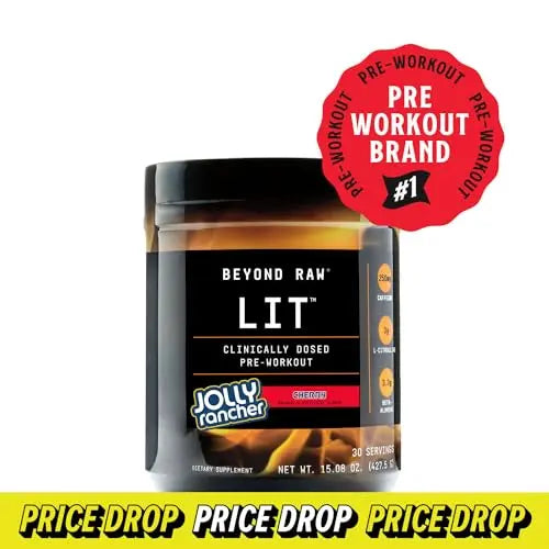 BEYOND RAW LIT | Clinically Dosed Pre-Workout Powder | Contains Caffeine BEYOND RAW Au supplements