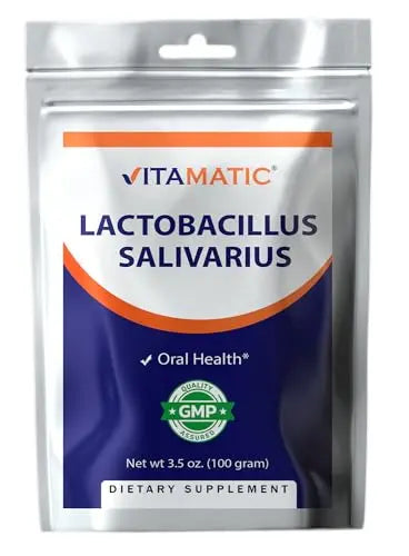 Vitamatic Lactobacillus Salivarius Probiotic Powder - Digestive Support - 100 Gram Vitamatic Au supplements