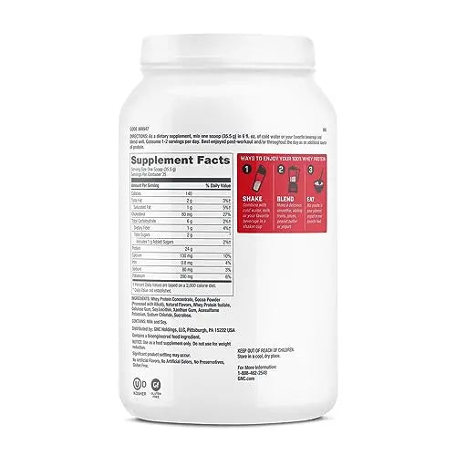 GNC Pro Performance 100% Whey Protein Powder - Chocolate Supreme, 25 Servings GNC Au supplements