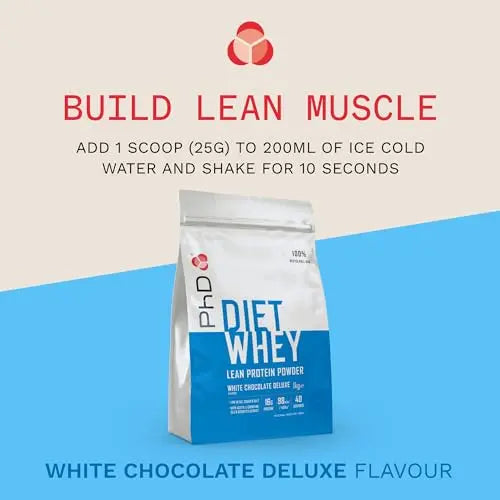 PhD Nutrition Diet Whey Low Calorie Protein Powder, Low Carb, High Protein Lean Matrix PhD Au supplements