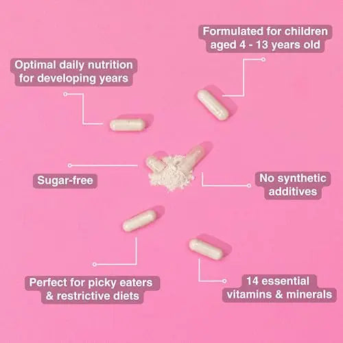 Kids Vitamins - Multivitamin for Kids with Calcium, Zinc, Iron, Vitamin C, B12, D3 and More Purolabs Au supplements