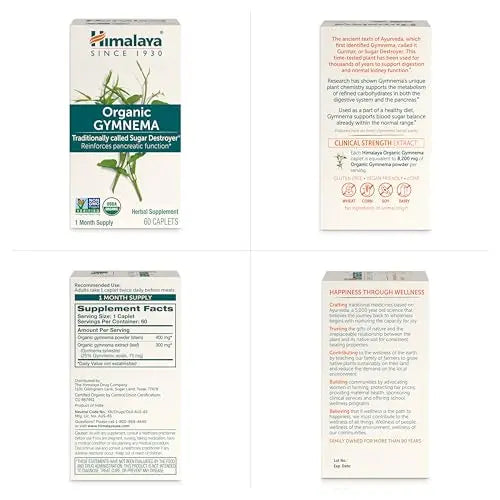 Himalaya Organic Gymnema Herbal Supplement for Weight Management, USDA Certified Himalaya Au supplements
