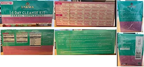 Lakma 14 Day Cleanse Kit Green Tea - 42 Tea Bags HYLEYS Au supplements