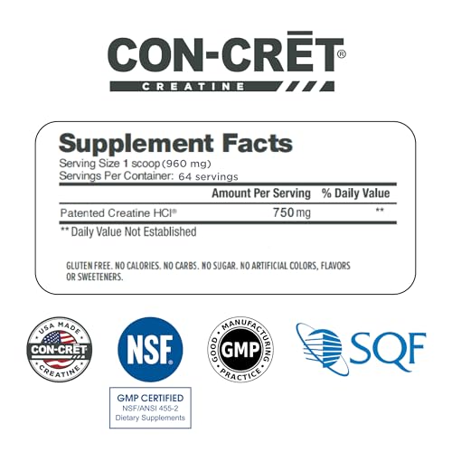 CON-CRET Creatine HCl Powder | Supports Muscle, Cognitive, and Immune Health ProMera Sports Au supplements
