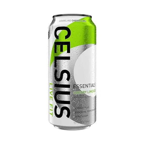 CELSIUS ESSENTIALS, Sparkling Cherry Limeade, Performance Energy Drink 16 Fl Oz CELSIUS Au supplements