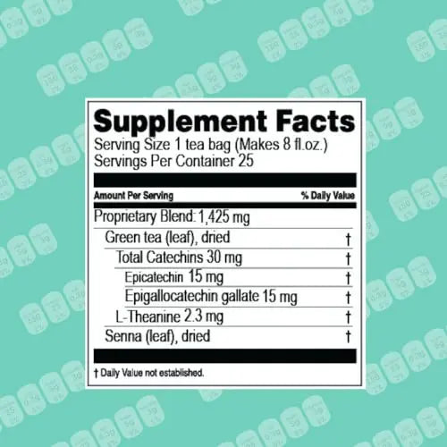 Hyleys Slim Tea Goji Berry Flavor - Weight Loss Herbal Supplement Cleanse and Detox Hyleys Tea Au supplements