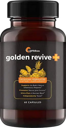 UpWellness Golden Revive + Joint Support with Quercetin, Magnesium, and Turmeric UpWellness Nutrient-Rich Living Au supplements