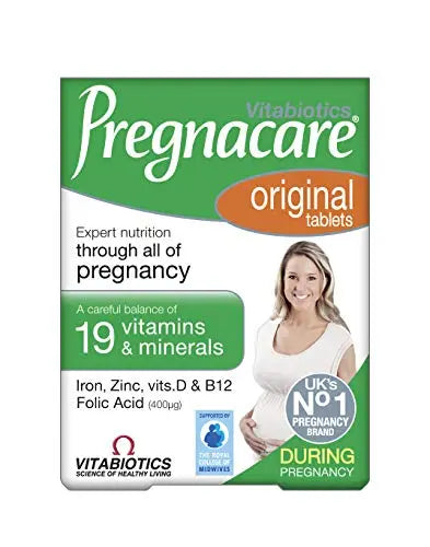 Pregnacare Vitabiotics During Pregnancy Original, 30 Count (Pack of 1) Pregnacare Au supplements