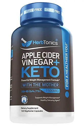 Herbtonics Apple Cider Vinegar Capsules Plus Keto BHB | Fat Burner & Weight Loss Herbtonics Au supplements