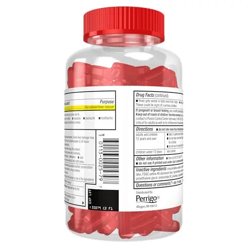 Good Sense Rapid Release Pain Relief, Acetaminophen Caplets 500 mg, Extra Strength Pain Reliever and Fever Reducer GoodSense Au supplements