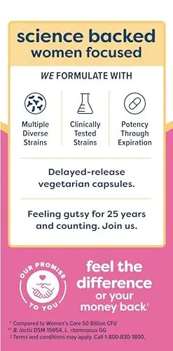 Renew Life Women's Probiotic Capsules, Supports Vaginal, Urinary, Digestive and Immune Renew Life Au supplements