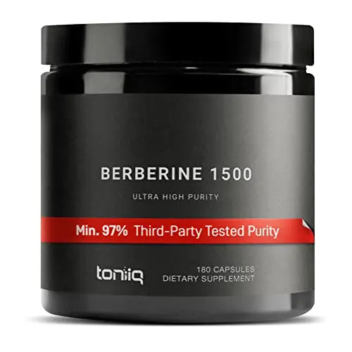 Toniiq Ultra High Strength Berberine 1500mg from The Himalayas Berberine Supplement Toniiq Au supplements