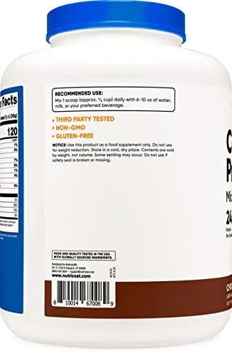 Nutricost Casein Protein Powder 5lb Chocolate - Micellar Casein, Gluten Free, Non-GMO Nutricost Au supplements