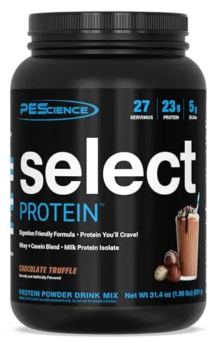 PEScience Select Low Carb Protein Powder, Chocolate Truffle, 27 Serving, Keto Friendly PEScience Au supplements