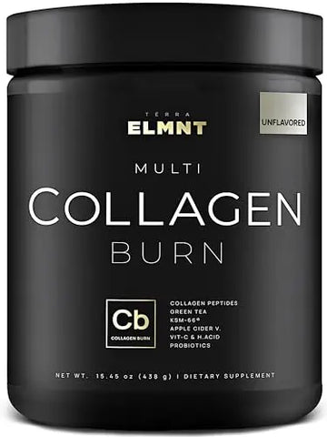 Super Collagen Burn - Premium Multi Collagen for Women w. ACV, Hyaluronic Acid, KSM66 TERRA ELMNT Au supplements