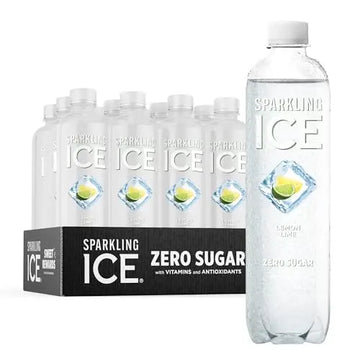 Sparkling Ice, Lemon Lime Sparkling Water, Zero Sugar Flavored Water, with Vitamins Sparkling ICE Au supplements