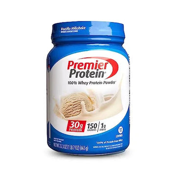 Premier Protein Powder, Vanilla Milkshake, 30g Protein, 1g Sugar, 100% Whey Protein Premier Protein Au supplements