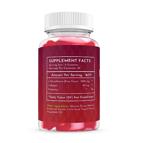 Glutathione Gummies | with Marine Collagen | 1050mg per Serving | Antioxidant Support Sunshyne Au supplements