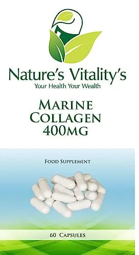 NATURE'S VITALITY'S Marine Collagen Capsules 400mg 60 Capsules 2 NATURE'S VITALITY'S Au supplements