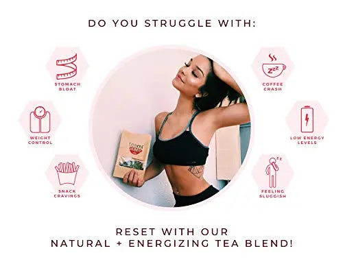 Teami Skinny Tea Supports Slimming and Colon Cleanse - Natural Detox Tea Helps Teami Au supplements