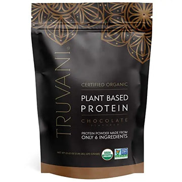 Truvani Organic Vegan Protein Powder Chocolate - 20g of Plant Based Protein, Organic Truvani Au supplements