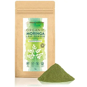 1KG Moringa Superleaf Powder Oleifera 100% Organic Raw Premium Quality Non-GMO Spring Blossom Au supplements