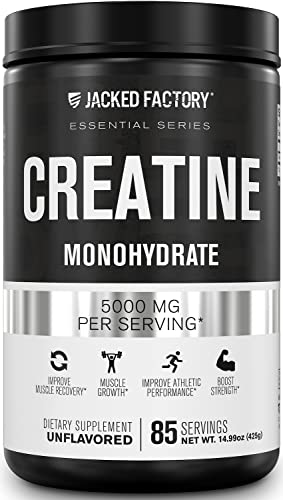 Jacked Factory Creatine Monohydrate Powder 425g - Creatine Supplement for Muscle Jacked Factory Au supplements
