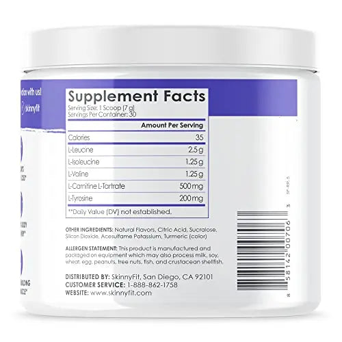 SkinnyFit Repair & Recover 30 Servings: BCAA Powder for Women, Branched Chain Amino SkinnyFit Au supplements