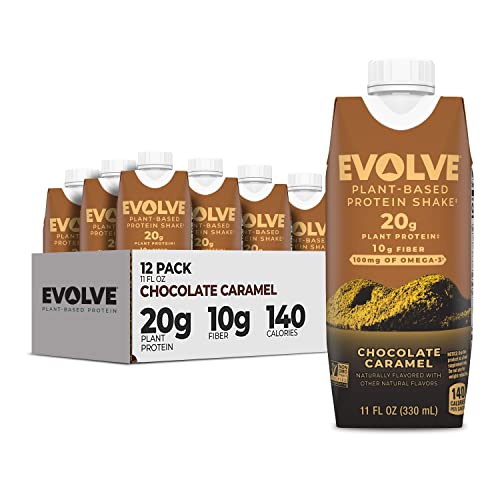 Evolve Plant Based Protein Shake, Chocolate Caramel, 20g Vegan Protein, Dairy Free Evolve Au supplements