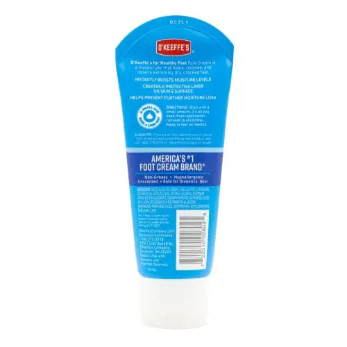 O'Keeffe's for Healthy Feet Foot Cream, Guaranteed Relief for Extremely Dry, Cracked Feet O'Keeffe's Au supplements