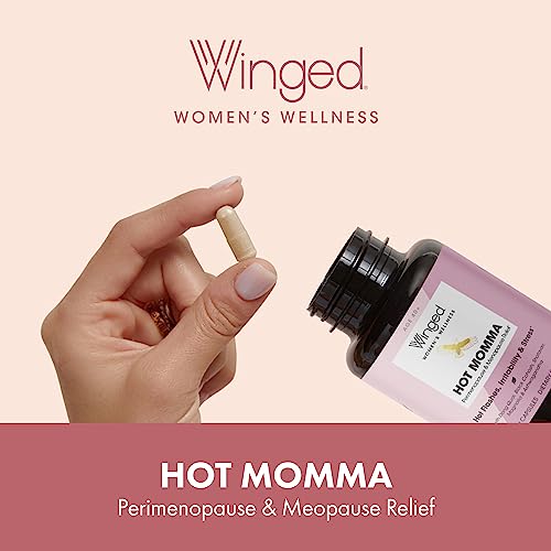 Winged Wellness Hot Momma, Perimenopause & Menopause Supplement - Vegan Menopause Winged Wellness Au supplements