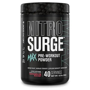 Jacked Factory Nitrosurge Max Nootropic Pre Workout Powder - Premium Pre Workout Jacked Factory Au supplements