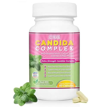 Cyrixs Health Candida Complex | Boost Your Immune System | All Natural Gut Cleanse with Herbs, Antifungals Cyrixs Health Au supplements