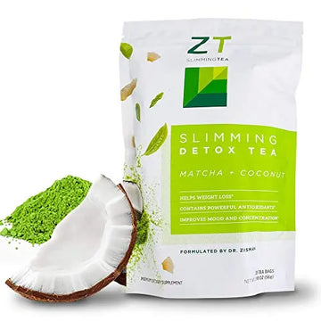 Dr. Zisman ZT Slimming - Matcha-Coconut Detox Blend, Weight Loss Tea with Antioxidant Effects Dr. Zisman ZT Slimming Tea Au supplements