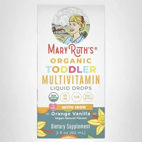 MARYRUTH'S Organic Toddler Vitamin C Drops for Immunity | Ages 1-3 Years | 15 mg Per Serving | Vitamin C for Immune Support & Overall Health | Vegan | Sugar Free MARYRUTH'S Au supplements