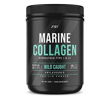 Marine Collagen Powder Supplement - 400g - Wild-Caught Canadian Marine Collagen - Unflavoured - Types 1 & 3 Hydrolysed Collagen ALPHA01 Au supplements