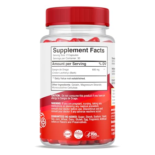 SPF Natural Products HEMOKIN with Sangre de Drago – Hemorrhoid and Fissure Relief Supplement, Helps with Itching, Swelling, Pain Relief (60 Caps) (1) SPF Natural Products Au supplements