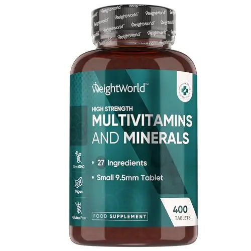 Multivitamin Tablets for Men & Women with 27 Active Multivitamins & Minerals Like Iron WeightWorld Au supplements