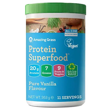 Amazing Grass Protein Superfood, Organic Vegan Protein Powder with Fruit and Vegetables Amazing Grass Au supplements