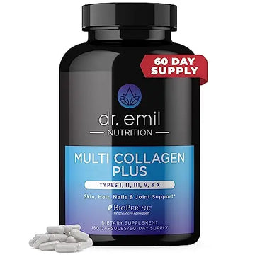 DR EMIL NUTRITION Multi Collagen Pills - 180 Capsules - Collagen Supplements to Support DR EMIL NUTRITION Au supplements