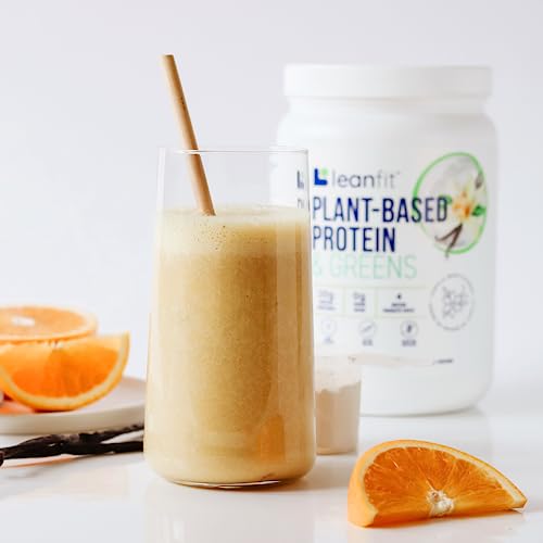 LeanFit Plant-Based Protein & Greens Natural Vanilla – 20g Plant Protein + 4 Leafy Greens LeanFit Au supplements