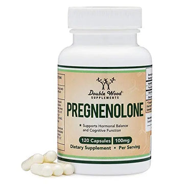 Pregnenolone 100mg per Serving (Converted to Progesterone to Boost Progesterone Double Wood Supplements Au supplements