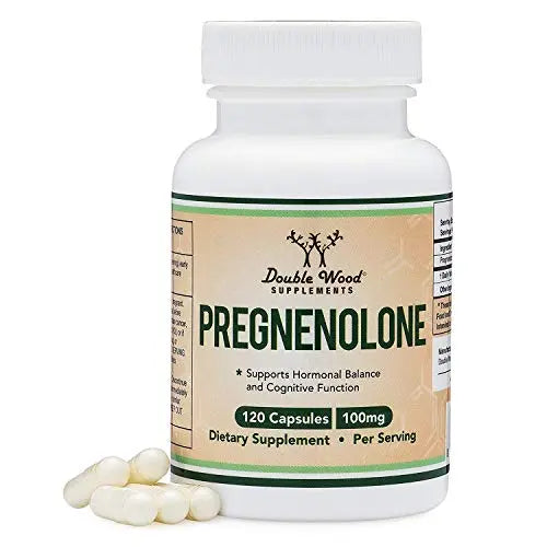 Pregnenolone 100mg per Serving (Converted to Progesterone to Boost Progesterone Double Wood Supplements Au supplements