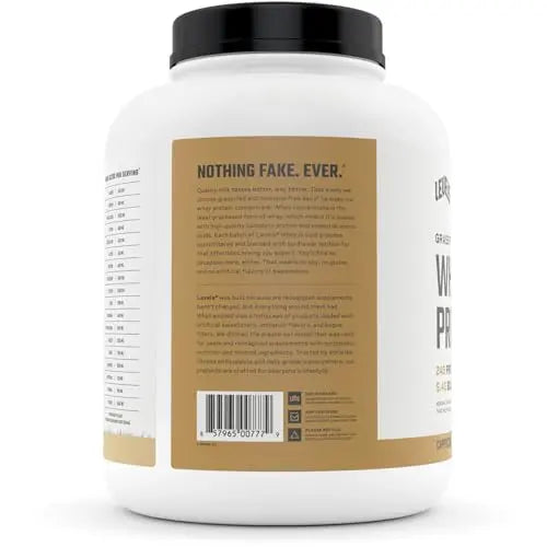 Levels Grass Fed 100% Whey Protein, No Hormones, Cappuccino, 5LB Levels Nutrition Au supplements