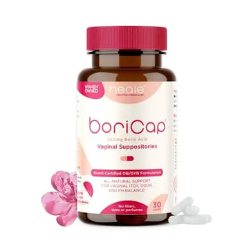 BoriCap - Boric Acid Suppositories for Women - 600 mg - Vaginal Health, pH Balance, Itch & Odor - Natural BoriCap Au supplements